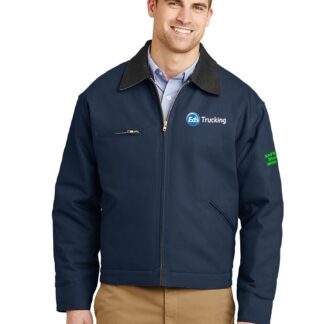 Trucking 12oz Duck Cloth Work Jacket - Navy