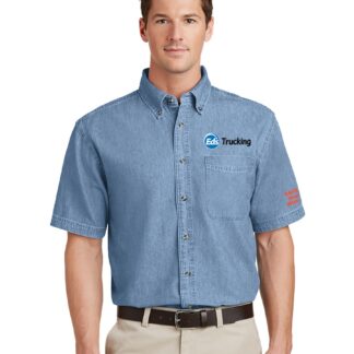 Trucking Short Sleeve Denim Shirt