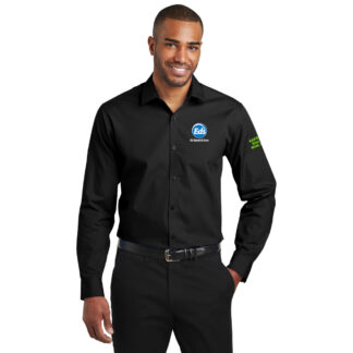 Port Authority Slim Fit Long Sleeve Poplin Shirt