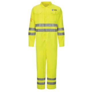 Hi-Vis FR Deluxe Coverall with Reflective Trim